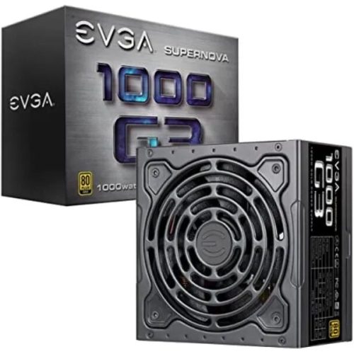 EVGA 220-G3-1000-X1 SuperNOVA 1000 G3 1000-Watts 100-240V AC 15A 50-60Hz 80 Plus Gold Fully Modular Power Supply