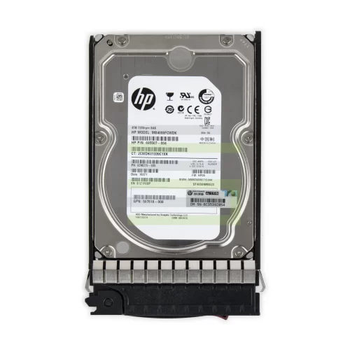 HP 507618-008 4TB 7200RPM SAS 6Gb/s Hot Swappable Dual Port LFF 3.5-inch Midline Hard Drive