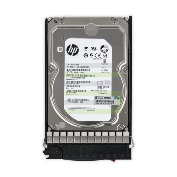 HP 507618-008 4TB 7200RPM SAS 6Gb/s Hot Swappable Dual Port LFF 3.5-inch Midline Hard Drive