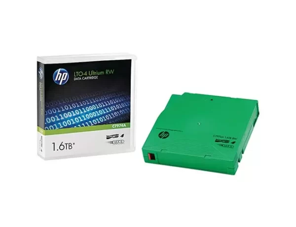 HPE C7974A 800GB (Native)/1.6TB (Compressed) LTO-4 Ultrium Re-writable Data Cartridge