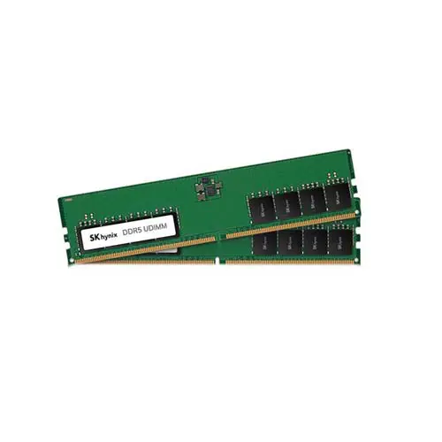 Hynix HMCG88MEBUA081N 32GB DDR5-4800/PC5-38400 UDIMM 288-Pin CL40 Dual Rank x8 Non-ECC Unbuffered Memory Module