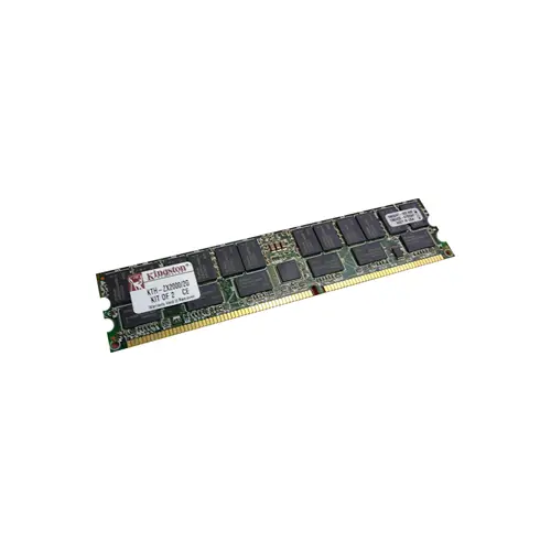 Kingston KTH-ZX2000/2G 2GB Kit (2x1GB) DDR-266/PC-2100 RDIMM 184-Pin CL2.5 Single Rank x4 ECC Registered Memory Module