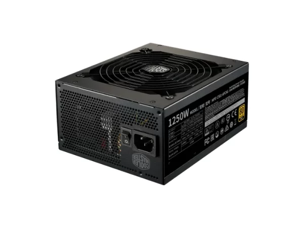 Cooler Master MPE-C501-AFCAG-US MWE 1250-Watts 100-240V AC 15-7A 47-63Hz 80-Plus Gold Full Modular ATX Power Supply