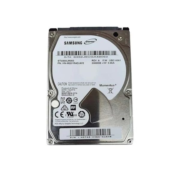 Seagate ST2000LM003 Spinpoint M9T 2TB 5400RPM SATA 6Gb/s 32MB Cache 2.5-inch Hard Drive