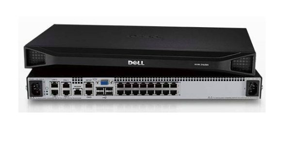 Dell 46H7N PowerConnect 4322DS 32xPorts RJ-45 + 2xPorts GE + 1xPort VGA 15-Pin 2xPorts PDU + 4xPorts USB 2.0 Remote KVM Console Switch