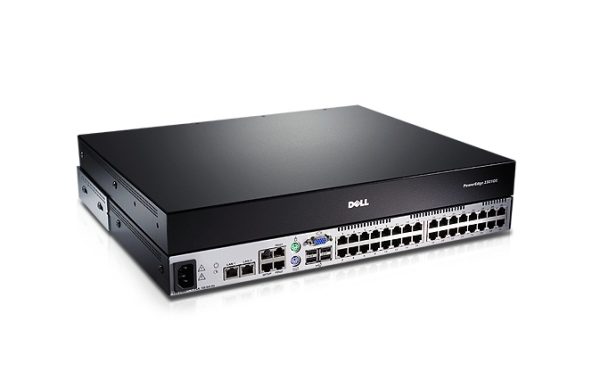 Dell 224-3283 PowerEdge 2321DS 32 x Ports RJ-45 + 2 x Ports GE + 1 x Port SVGA 15-Pin + 4 x Ports USP 2.0 + 2 x Ports PDU Remote KVM Console Switch