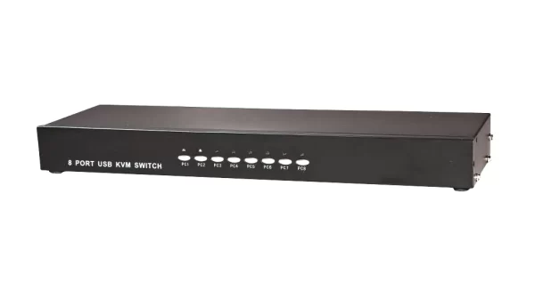 Dell 36JDV PowerEdge 1081AD 8 x Ports RJ-45 + 1 x Port VGA 15-Pin + 1 x Port FE + 4 x Ports USB 2.0 Rack-Mountable Remote KVM Console Switch