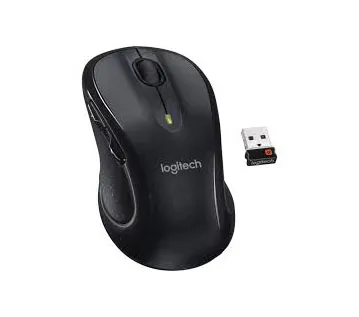 Logitech 910-001822 1-Pack 7-Buttons Radio Frequency USB Laser Gray/Black