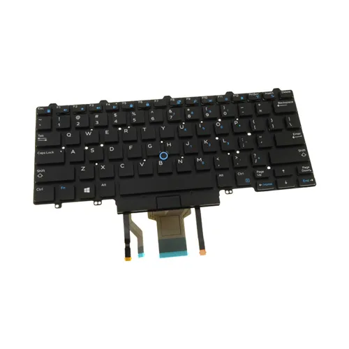 Dell 0D19TR 82 Keys US Qwerty Backlit keyboard for Latitude 12 7275 / E5270 / E7270 / XPS 9250