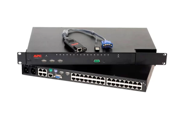 Dell YT105 1 x Port ACI + 1 x Port VGA 15-Pin + 2 x Port USB iKVM Switch Enclosure Module for PowerEdge M1000E