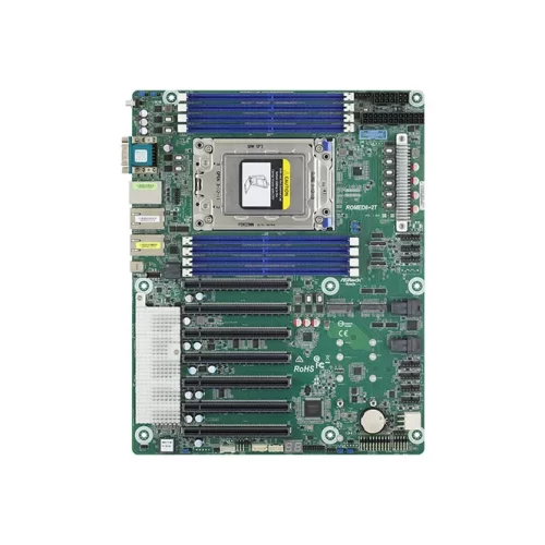 ASRock ROMED8-2T Socket SP3 LGA4094 Soc Chipset ATX System Board (Motherboard) Supports EPYC 7003/7002 Series DDR4 8x DIMM