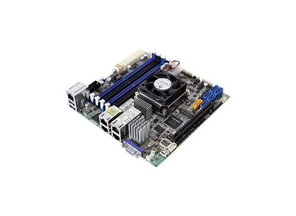 Supermicro X10SDV-TLN4F Socket FCBGA1667 System on Chip Chipset Mini-ITX System Board (Motherboard) Supports Xeon D-1541 DDR4 4x DIMM