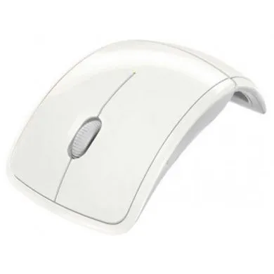 Microsoft ZJA-00047 Arc Mouse Laser Wireless Radio Frequency White USB Scroll Wheel Symmetrical