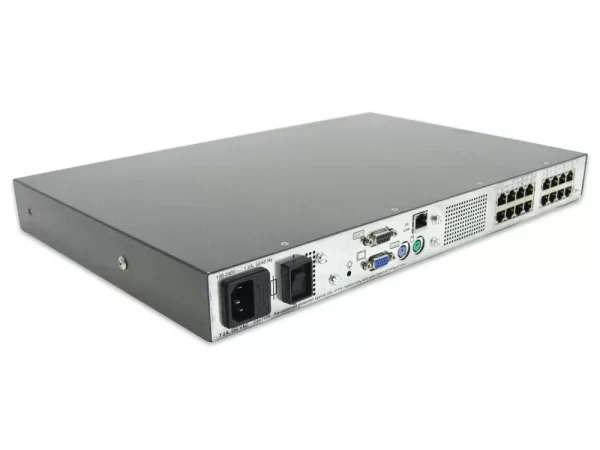 HP 262586-B21 16 x Ports RJ-45 1U Rack-mountable IP KVM Console Switch