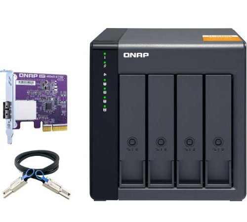 QNAP TL-D400S-US 4-Bay LFF High Performance SATA 6Gb/s JBOD Storage Enclosure