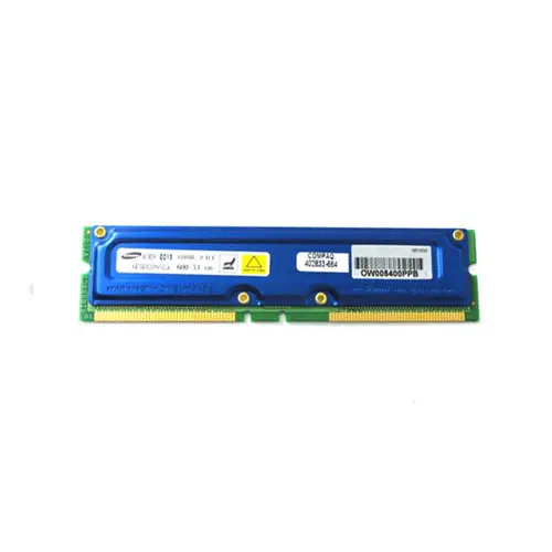 HP 402833-664 128MB 600MHz PC600 ECC 184-Pin RIMM Memory Module