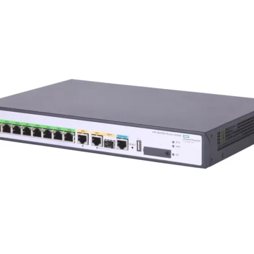HPE JH300A FlexNetwork MSR958 8xLAN Ports 10/100/1000Base-T RJ-45 + 1xWAN Port 10/100/1000Base-T RJ-45 + 1xSFP Combo Port Router