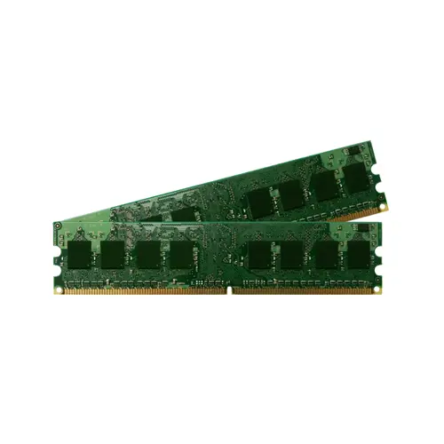 HP NQ605AT 4GB Kit (2x2GB) DDR2-800/PC2-6400 UDIMM 240-Pin CL6 Dual Rank x8 Non-ECC Unbuffered Memory Module