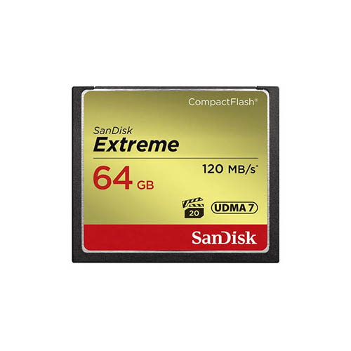 SanDisk SDCFXSB-064G-G46 64GB Extreme CompactFlash Memory Card