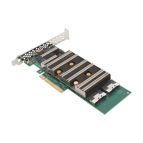 Broadcom 9600-16E 16x Ports External eHBA Tri-mode PCI Express 4.0 x8 SAS/SATA Storage Adapter