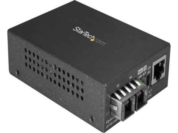 StarTech MCM1110MMLC 1-Port RJ-45 To 1-Port mini-GBIC 850nm 550m Gigabit Ethernet Fibre Media Converter