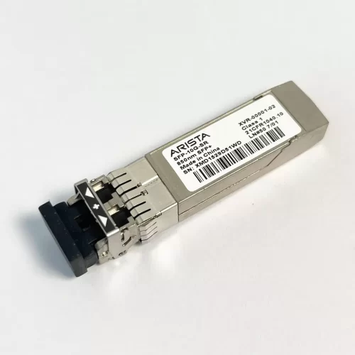 Arista XVR-00001-02 10Gb/s 10GBase-SR Multi-Mode Fibre 850nm 300m Duplex LC Connector SFP+ Transceiver Module